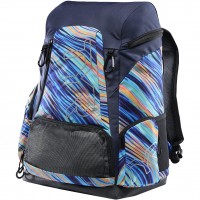 Рюкзак для плавання TYR Printed Alliance 45L Backpack Riptidal (LATBRPTD-435) синій 45L