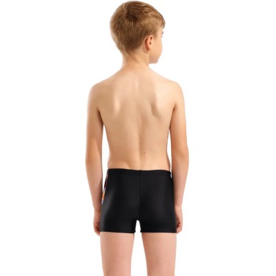 Детские спортивные плавки для плавания Arena LIT LOGO SWIM SHORT (010692-550) размер 10-11 лет черные