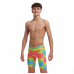 Плавки довгі джамери для плаванння Funky Trunks Boy's Melting Mayhem Training Jammers (FTS003B72154) розмір 28 (12-13 років) Танучий хаос
