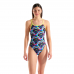 Жіночий спортивний купальник для плавання Arena WOMEN'S ARENA MULTI CHAMELEONS SWIMSUIT (010209-560) з медузами розмір 32 (12-13 років)