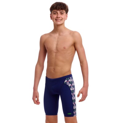 Плавки довгі джамери для плаванння Funky Trunks Boy's Sitting Duck Training Jammers (FTS003B72174) розмір 24 (8-9 років) каченя