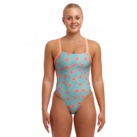 Жіночий купальник з широкими лямками Funkita Ladies Brace Free One Piece Star Party (FKS051L72219) розмір 10 із зірочками