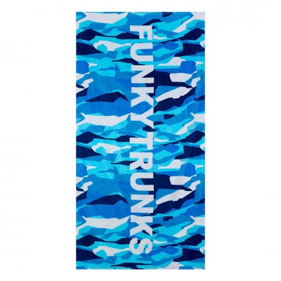Рушник махровий Funky Trunks Cotton Towel Polar Caps (FT907198000) блакитний 80х160см