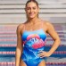 Жіночий купальник Funkita Ladies Single Strap One Piece Smokin Hot (FKS030L71988) розмір 16 блакитний