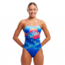 Жіночий купальник Funkita Ladies Single Strap One Piece Smokin Hot (FKS030L71988) розмір 16 блакитний