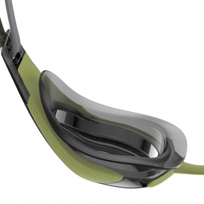 Окуляри для плавання змагальні Speedo Fastskin Hyper Elite Mirror сірі з зеленим (8-1281814556)