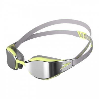 Окуляри для плавання змагальні Speedo Fastskin Hyper Elite Mirror сірі з зеленим (8-1281814556)