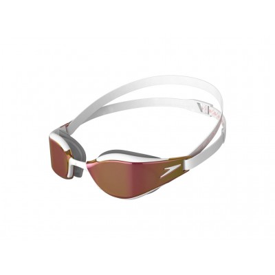 Очки для плавания соревновательные Speedo FASTSKIN HYPER ELITE MIRROR (8-12818F979) бело-золотые, зеркальные