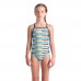 Дитячий купальник Arena RACING STRIPE SWIMSUIT LIGHTDR (009006-550) блакитний, розмір 12