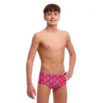 Дитячі плавки Funky Trunks Boy's Sidewinder Trunks Hot Volt (FTS015B72088) розмір 28 червоні