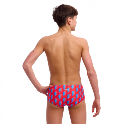 Дитячі плавки Funky Trunks Boy's Sidewinder Trunks Hot Volt (FTS015B72088) розмір 28 червоні
