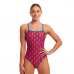 Жіночий купальник Funkita Ladies Single Strap One Piece Hot Volt (FKS030L72088) розмір 12 рожевий