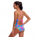 Дитячій купальник Funkita Girl's Tie Me Tight One Piece Cloud Street (FKS036G72078) розмір 12 рожевий