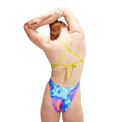 Жіночий купальник Speedo Womens Allover Digital Tie Back Swimsuit (8-1284116631) розмір 34 кольоровий