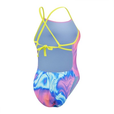 Жіночий купальник Speedo Womens Allover Digital Tie Back Swimsuit (8-1284116631) розмір 34 кольоровий
