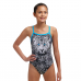 Дитячій купальник Funkita Girl's Single Strap One Piece White Walker (FKS030G71929) на 14 років білий