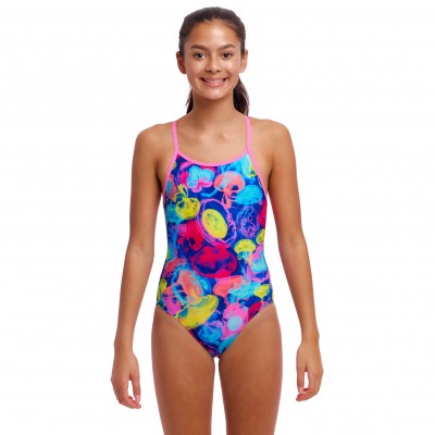 Дитячій купальник Funkita Girl's Diamond Back One Piece Sting Stung (FKS033G72065) розмір 12 рожевий