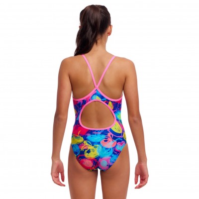 Дитячій купальник Funkita Girl's Diamond Back One Piece Sting Stung (FKS033G72065) розмір 12 рожевий