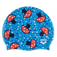 Шапочка для плавання Arena HD CAP (005572-240) синя з грибочками