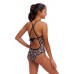 Дитячий спортивний купальник Funkita Girl's Tie Me Tight One Piece Rattle Racer (FKS036G72147) размер 10 змея