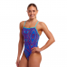 Жіночий купальник Funkita Ladies Single Strength One Piece Frequency (FKS045L72096) розмір 10 синій