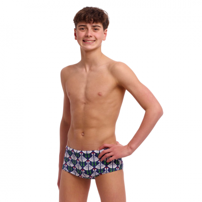 Дитячі плавки Funky Trunks Boy's Sidewinder Trunks Sitting Duck (FTS015B72174) розмір 28 сині