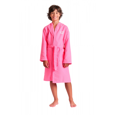 Дитячій халат з мікрофібри унісекс Arena ZEAL JUNIOR ROBE (009042-910) 12-13 років рожевий