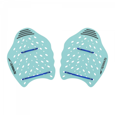 Лопатки для плавання Speedo Power Plus Paddle Turquoise (8-775301916243) блакитні, розмір L