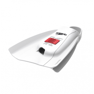 Ласты для плавания короткие с открытой пяткой Speedo DMC Elite FIN (8-00536200008) Белые размер 39 (M)