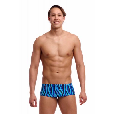 Чоловічі плавки Funky Trunks Men's Sidewinder Trunks Snork City (FTS015M72180) розмір 30 сині