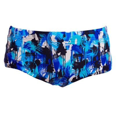 Дитячі плавки Funky Trunks Boy's Sidewinder Trunks You Messer (FTS015B72254) розмір 28 (12-13 років) блакитні