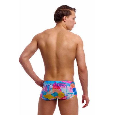 Чоловічі плавки Funky Trunks Men's Classic Trunks Pixel Paradise (FTS001M72177) розмір 30 (XS) сині