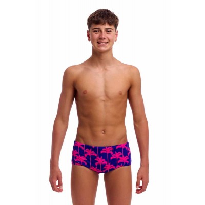 Дитячі плавки Funky Trunks Boy's Sidewinder Trunks Pinky Palms (FTS015B72228) розмір 24 (8-9 років)