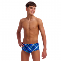 Дитячі плавки Funky Trunks Boy's Sidewinder Trunks Under Over (FTS015B72250) розмір 26 (10-11 років) сині