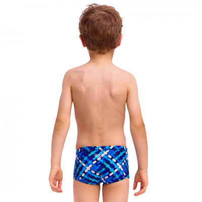 Дитячі плавки Funky Trunks Toddler Boy's Printed Trunks UnderOver (FTS002B72250) розмір (4 роки) сині