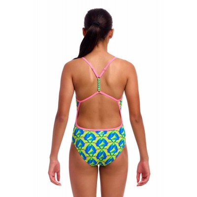 Дитячій купальник для плавання Funkita Girl's Twisted One Piece Tweety Sweet (FKS038G72225) розмір 10 з калібрі