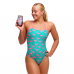 Жіночий купальник Funkita Ladies Single Strap One Piece Go Flamingo! (FKS030L00547) розмір 10 блакитний