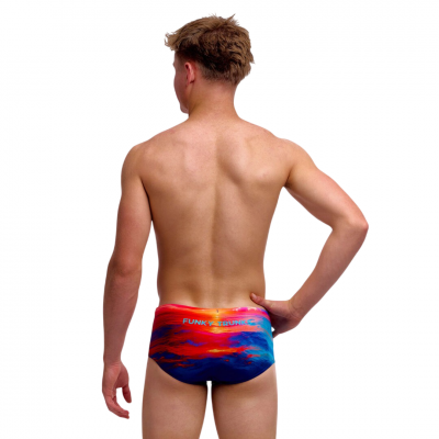 Дитячі плавки Funky Trunks Boy's Sidewinder Trunks Sunset Delight (FTS015B72302) розмір 26 (10-11 років) різнокольорові