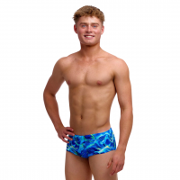 Детские плавки Funky Trunks Boy's Sidewinder Trunks Storm Chaser (FTS015B72307) размер 24 (8-9 лет) синие