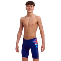 Дитячі плавки довгі джамери для плаванння Funky Trunks Boy's Storm At Sea Training Jammers (FTS003B72168) розмір 28 (12-13 років) шторм в морі