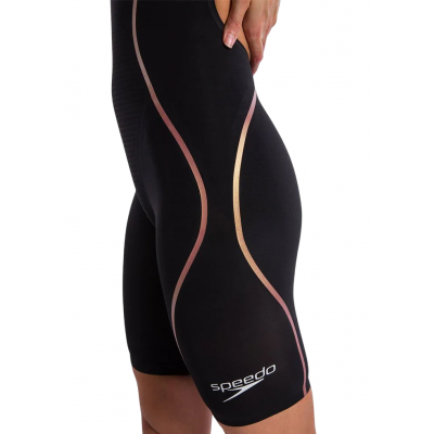 Стартовий гідрак жіночий для плавання Speedo Fastskin LZR Pure Intent Openback Kneeskin з відкритою спиною (8-11974D168) розмір 26 чорний