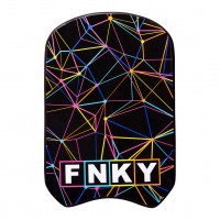 Дошка для плавання Funky Training Kickboard Star Sign (FYG002N7189700) 42см х 27см чорна