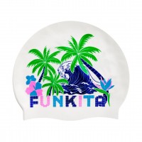 Шапочка для плавання Funkita Silicone Swimming Cap Ukule Babe (FS997197600) біла
