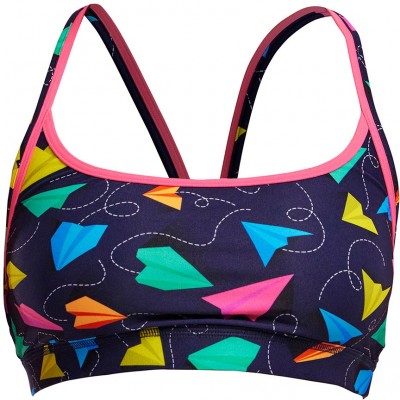 Жіночий топ для плавання Funkita Ladies Sports Top Fly Bye (FKS026L71993) розмір 8 синій