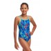 Дитячій купальник Funkita Girl's Diamond Back One Piece Paint Press (FKS033G72010) розмір 8 синій