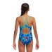 Дитячій купальник Funkita Girl's Diamond Back One Piece Paint Press (FKS033G72010) розмір 8 синій
