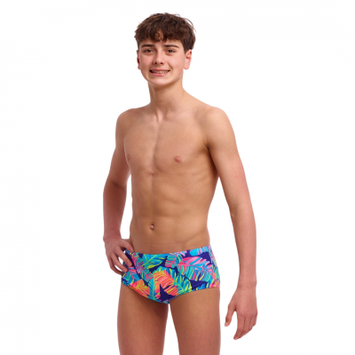 Дитячі плавки Funky Trunks Boy's Sidewinder Trunks Leaving Today (FTS015B72084) розмір 28 блакитні