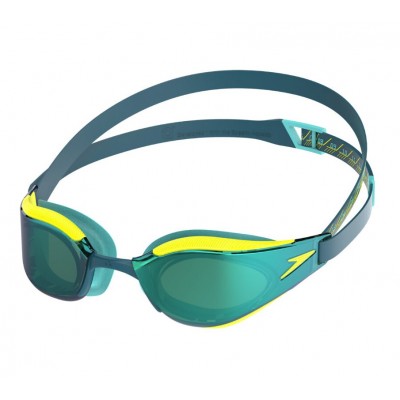 Окуляри для плавання змагальні Speedo Fastskin Hyper Elite Mirror (8-1281817218) зелені