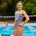 Жіночий купальник Funkita Ladies Single Strap One Piece White Walker (FKS030L71929) розмір 10 білий