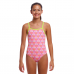 Дитячій купальник Funkita Girl's Strapped In One Piece Duck Duck Goose (FKS034G72175) розмір 10 рожевий